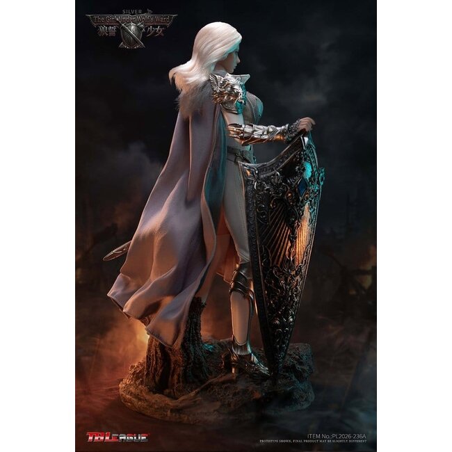 Die Mädchen unter Wolfs Schutzengel Actionfigur 1/6 Alina (Silber) 30 cm
