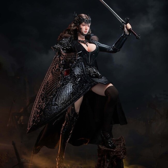 Die Verlobte aus „Das Mädchen unter Wolfs Schutz“ – Actionfigur 1/6 Eleanor (Schwarz) 30 cm