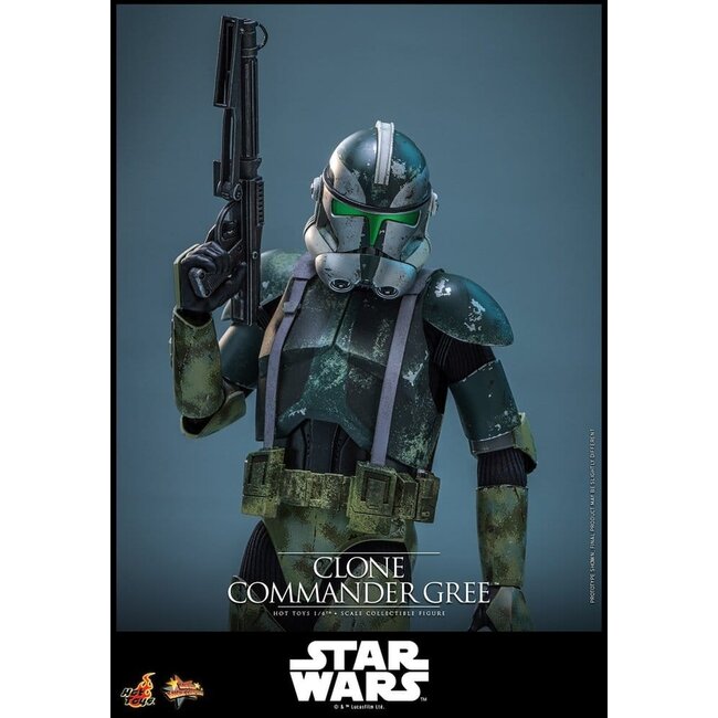 Star Wars Movie Masterpiece Actionfigur 1/6 Clone Commander Gree 30 cm