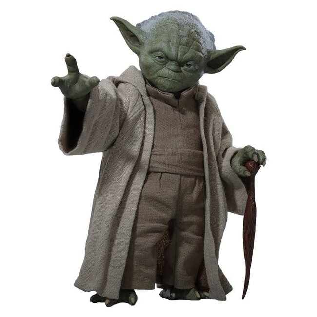 Hot Toys Star Wars: Die Rache der Sith – Film-Meisterwerk-Actionfigur 1/6 Yoda 14 cm
