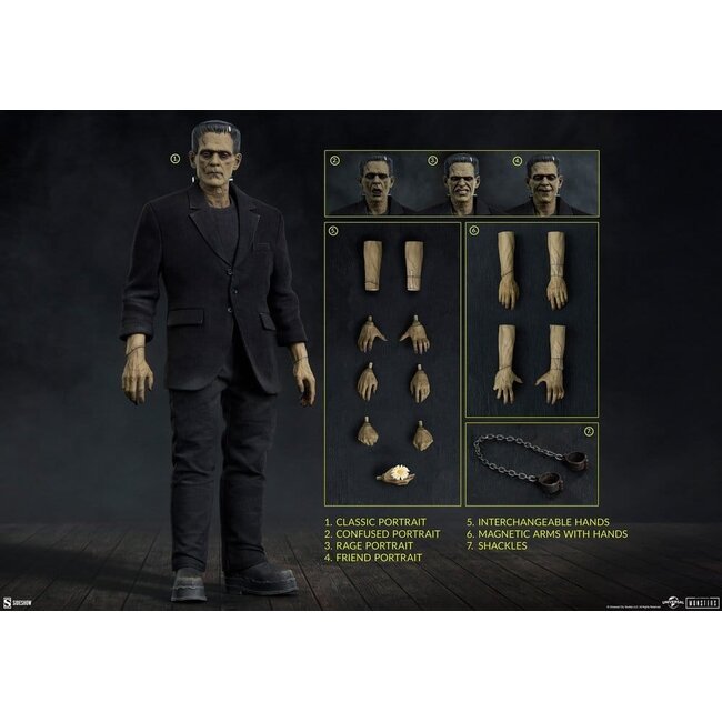 Universal Monsters Action Figure 1/6 Frankenstein (Deluxe Plus Edition) 33 cm