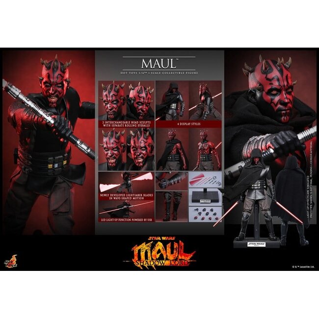 Star Wars: Maul - Shadow Lord Television Masterpiece Action Figure 1/6 Maul 29 cm