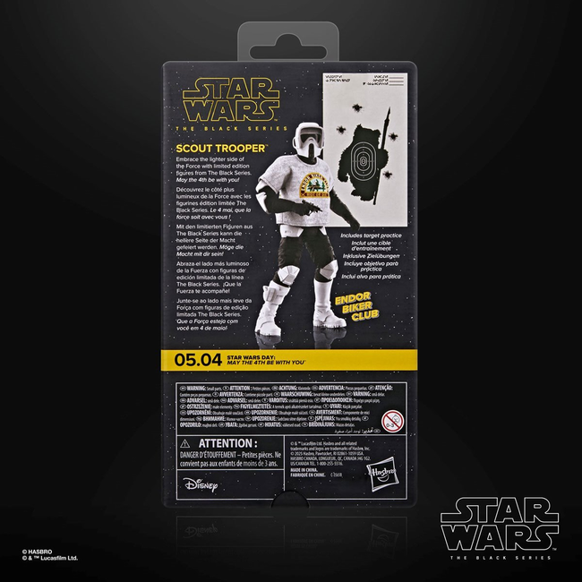 Star Wars The Black Series Scout Trooper May the 4th Be With You Action Figure 15cm