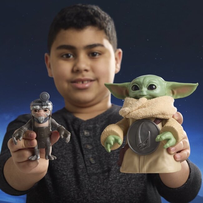 Star Wars: The Mandalorian & Grogu Elektronische Actionfigur Huggin' Grogu & Anzellan 17 cm