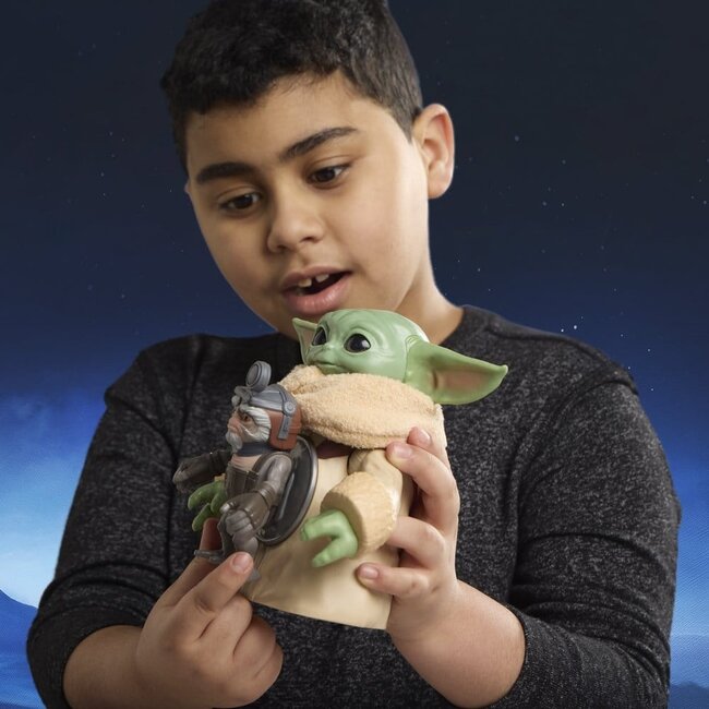 Star Wars: The Mandalorian & Grogu Elektronische Actionfigur Huggin' Grogu & Anzellan 17 cm