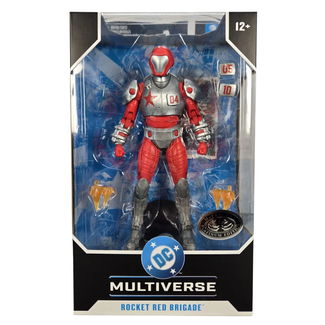 McFarlane Toys Justice League: Generation Lost DC Multiverse Action Figure Rocket Red Brigade (Platinum Edition) 18 cm