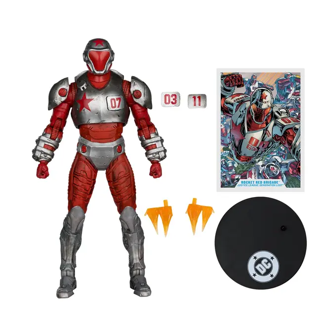 Justice League: Generation Lost DC Multiverse Actionfigur Rocket Red Brigade (Platinum Edition) 18 cm