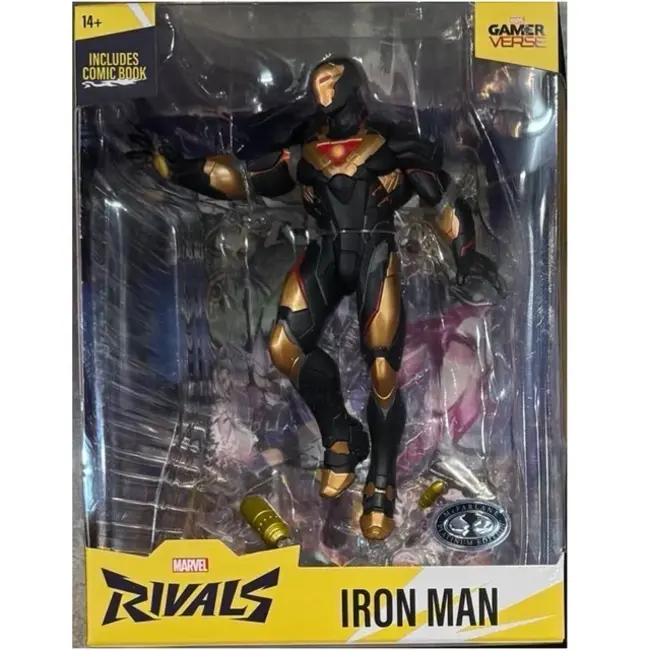 McFarlane Toys Marvel Rivals Collection Gamerverse 1/6 Action Figure Iron Man (Platinum Edition) 28 cm