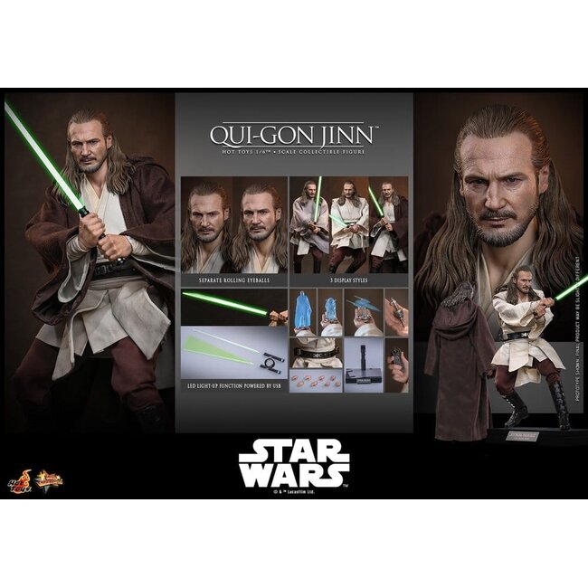Star Wars Movie Masterpiece Action Figure 1/6 Qui-Gon Jinn (Collector Edition) 32 cm