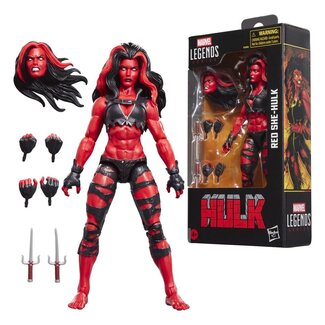 Hasbro Hulk Marvel Legends Actionfigur Rote She-Hulk 15 cm