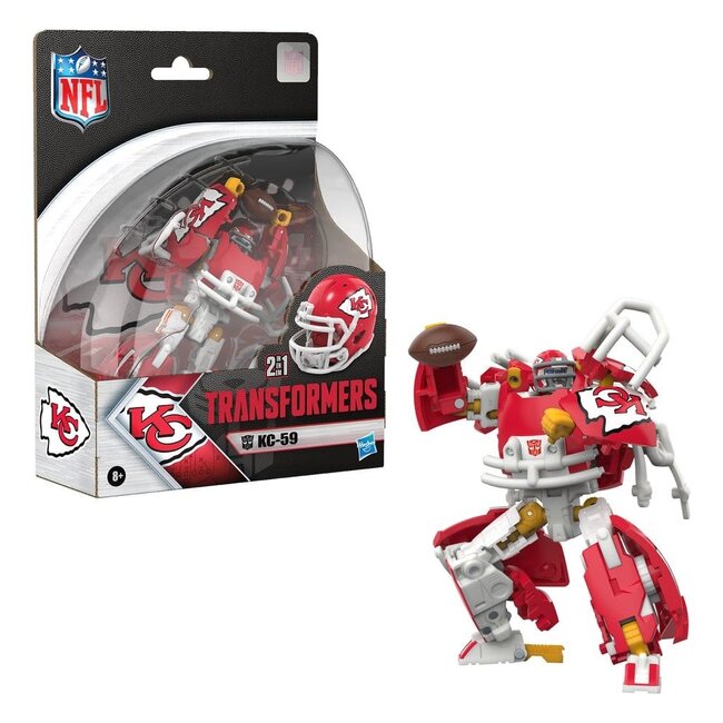 Hasbro Transformers x NFL Action Figure Kansas City Chiefs: KC-59 14 cm