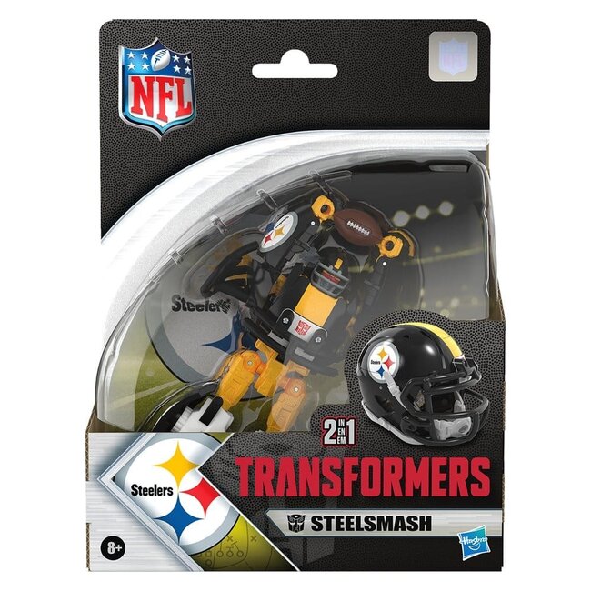 Transformers x NFL Actionfigur Pittsburgh Steelers: Steelsmash 14 cm