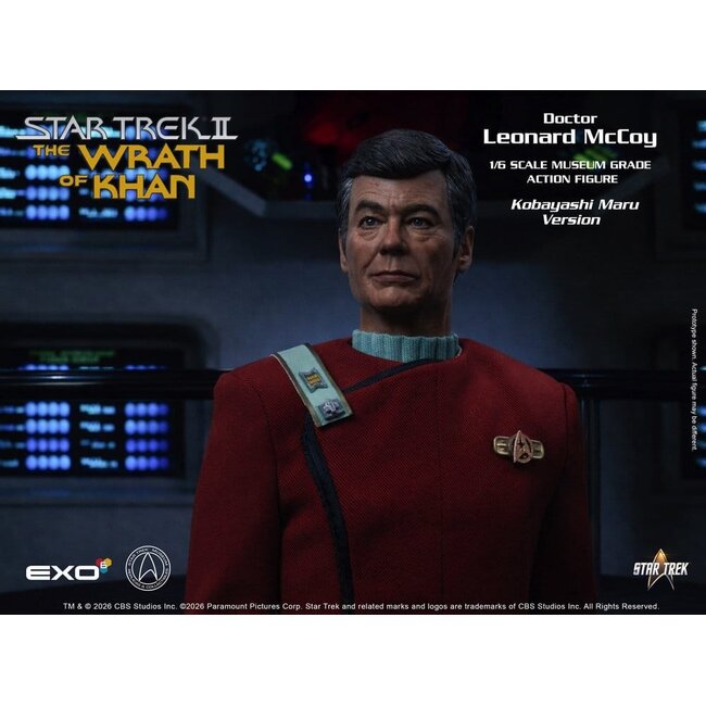 Star Trek II: The Wrath of Khan Action Figure 1/6 Dr. Leonard McCoy Kobayashi Maru Version 30 cm
