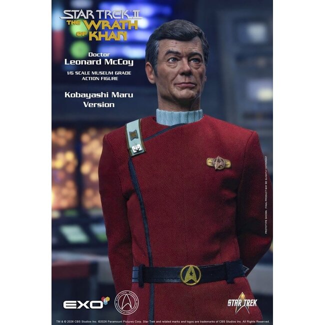 Star Trek II: The Wrath of Khan Action Figure 1/6 Dr. Leonard McCoy Kobayashi Maru Version 30 cm