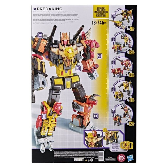 Transformers Power of the Primes Combiner Action Figure Predaking 45 cm