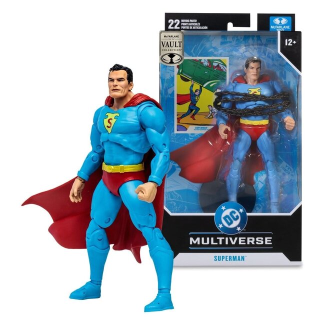 DC Multiverse McFarlane Vault Collection Actionfigur Superman (Action Comics) 18 cm