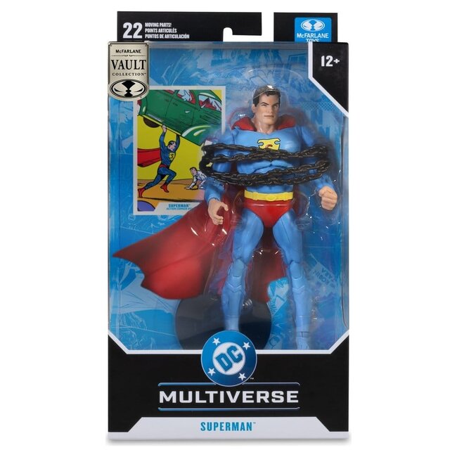 DC Multiverse McFarlane Vault Collection Actionfigur Superman (Action Comics) 18 cm