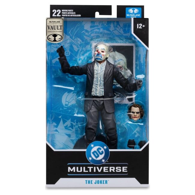 DC Multiverse McFarlane Vault Collection Actionfigur: Der Joker (Bankräuber) (The Dark Knight) 18 cm
