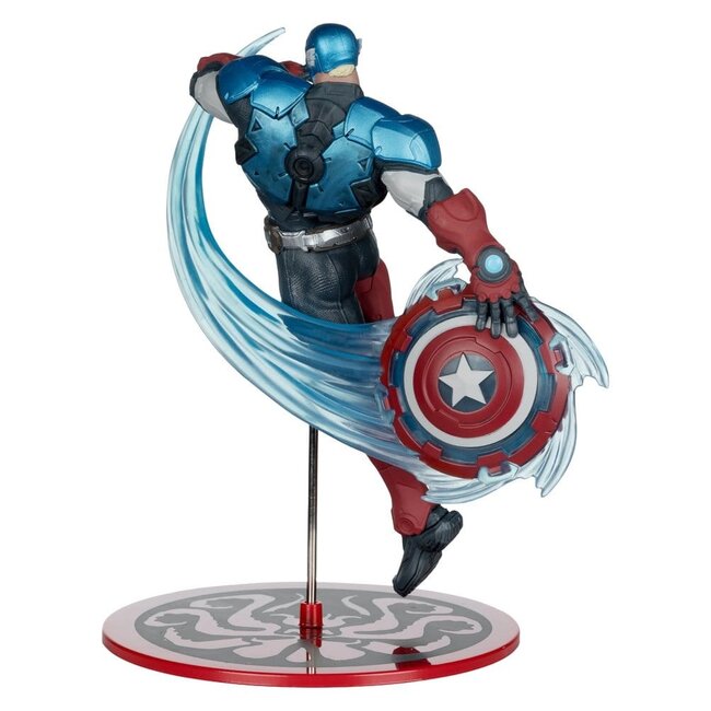 Marvel Rivals Collection 1/10 Actionfigur Captain America 20 cm