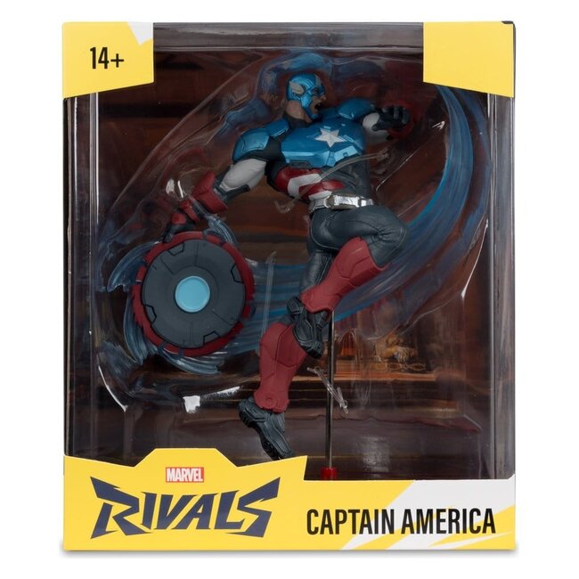 Marvel Rivals Collection 1/10 Actionfigur Captain America 20 cm