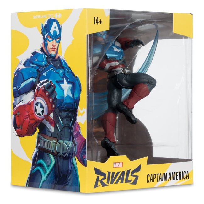 Marvel Rivals Collection 1/10 Actionfigur Captain America 20 cm