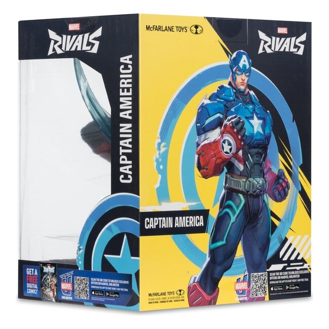 Marvel Rivals Collection 1/10 Actionfigur Captain America 20 cm