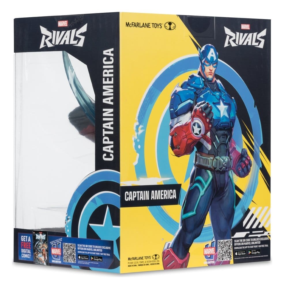 Marvel Rivlas Figure Marvel Rivals Collection 1/10 Action Figure Captain America 20 cm - The ...