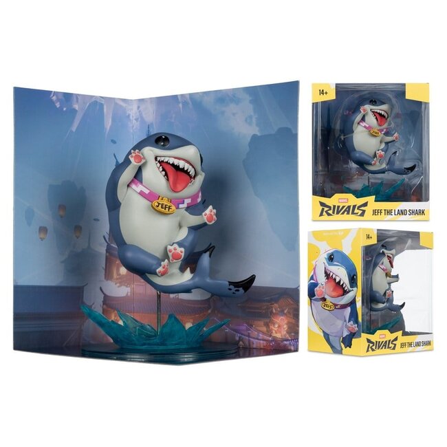 Marvel Rivals Collection Gamerverse 1/10 Action Figure Jeff The Land Shark 20 cm
