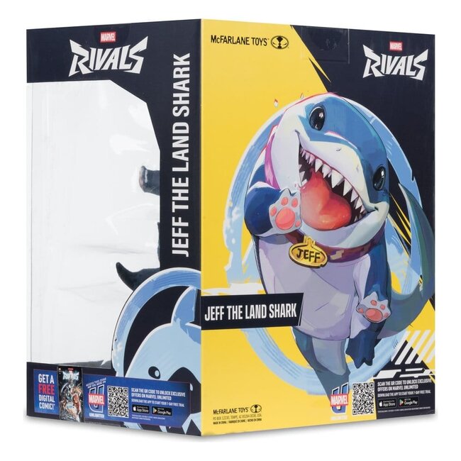 Marvel Rivals Collection Gamerverse 1/10 Action Figure Jeff The Land Shark 20 cm