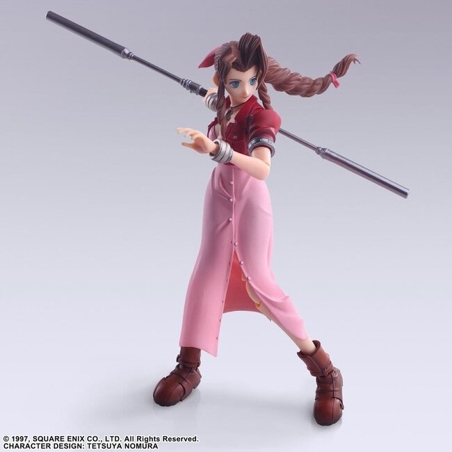 Final Fantasy VII Bring Arts Action Figure Aerith Gainsborough Digital Plus Edition 14 cm