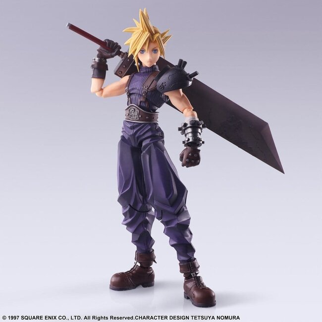 Final Fantasy VII Bring Arts actiefiguur Cloud Strife Digital Plus Edition 15 cm