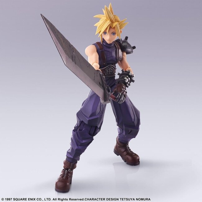 Final Fantasy VII Bring Arts actiefiguur Cloud Strife Digital Plus Edition 15 cm