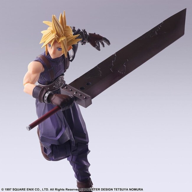 Final Fantasy VII Bring Arts actiefiguur Cloud Strife Digital Plus Edition 15 cm