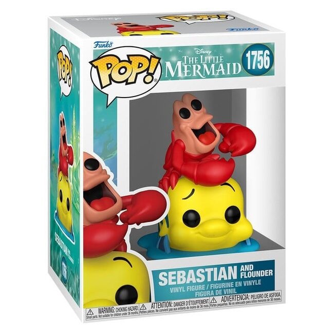 Disney POP! Vinylfigur: TLM S3 – Sebastian & Flunder, 9 cm
