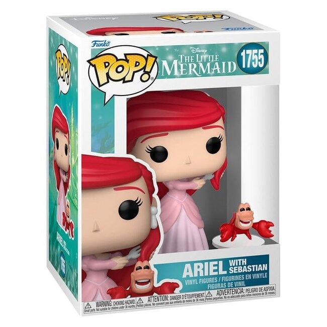 Die kleine Meerjungfrau POP! Vinylfigur S3 – Ariel mit Sebastian 9 cm