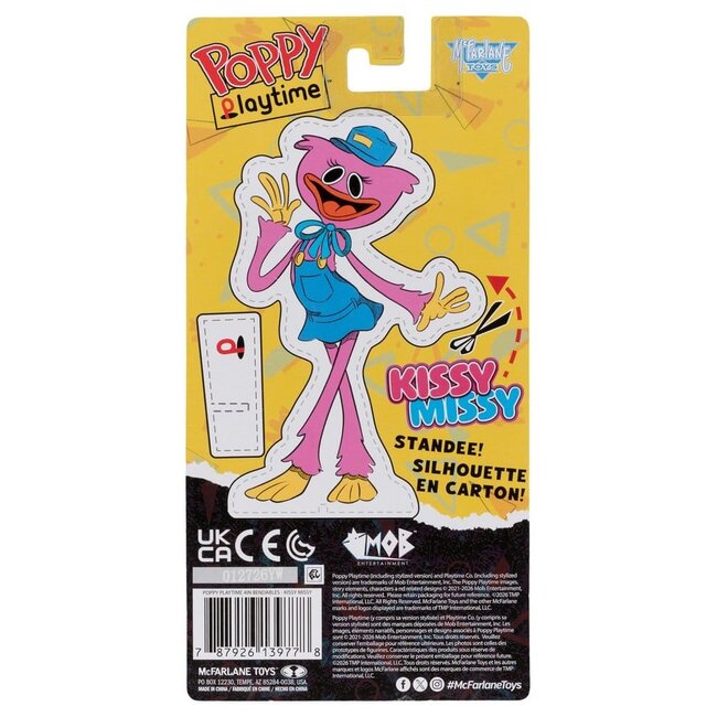 Poppy Playtime Bendables Bendable Figure Kissy Missy 11 cm