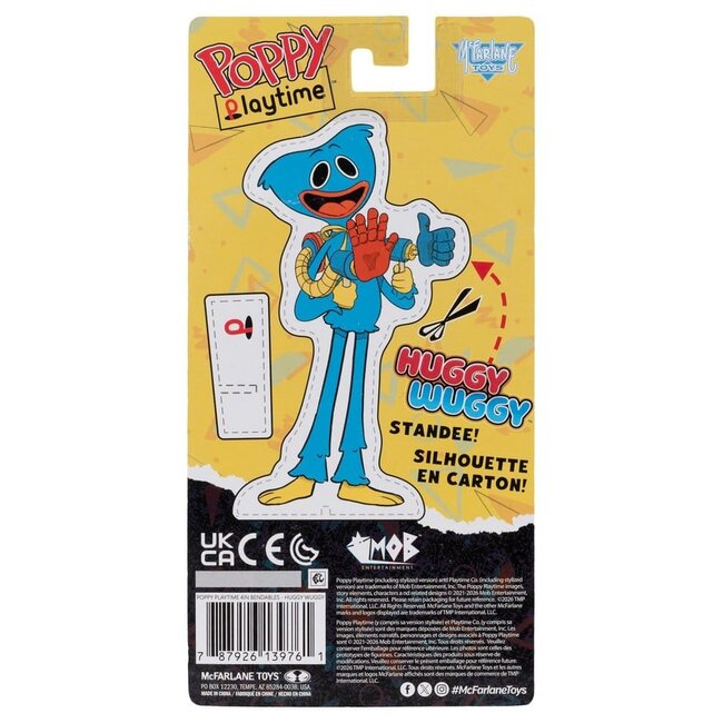 Poppy Playtime Bendables Bendable Figure Huggy Wuggy 11 cm