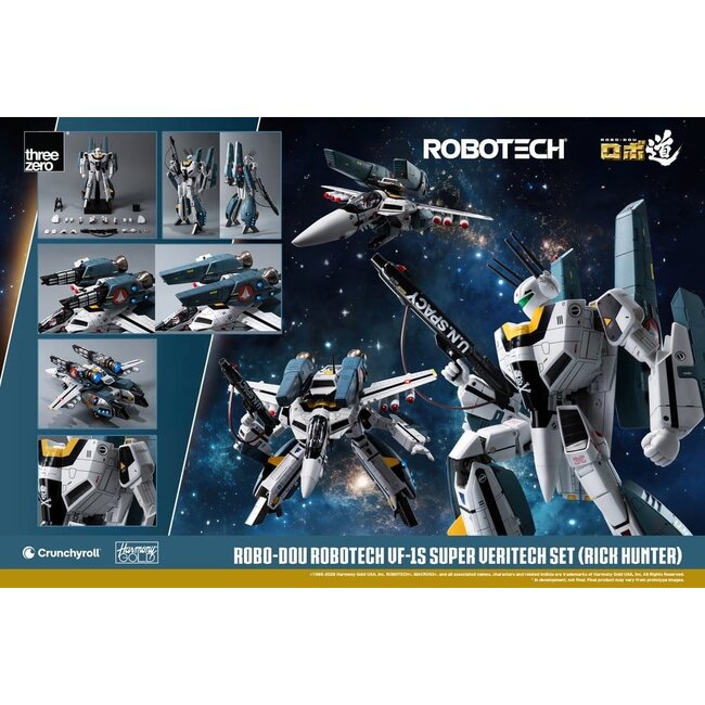 Robotech Robo-Dou Action Figure VF-1S Super Veritech Set (Rick Hunter) 20 cm