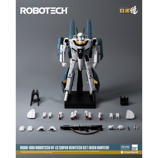 Robotech Robo-Dou Action Figure VF-1S Super Veritech Set (Rick Hunter) 20 cm