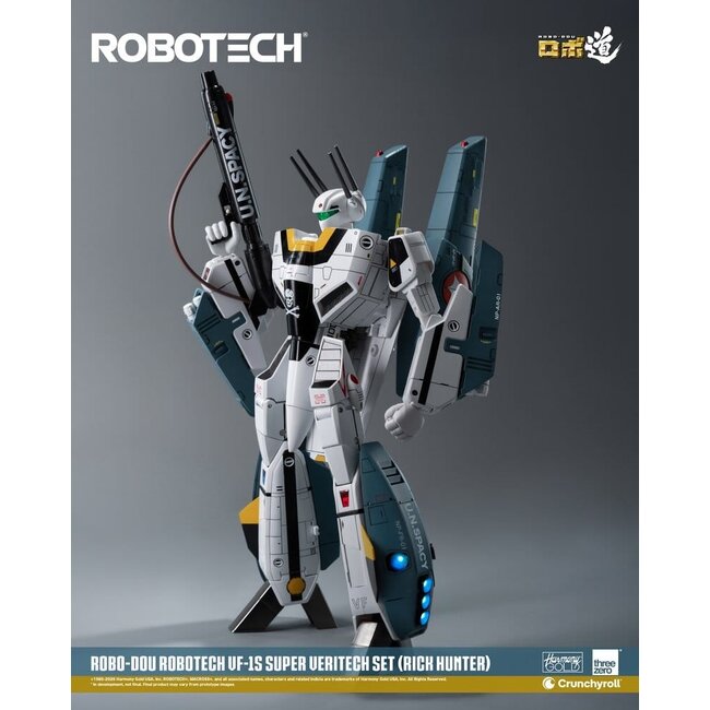 Robotech Robo-Dou Actionfigur VF-1S Super Veritech Set (Rick Hunter) 20 cm
