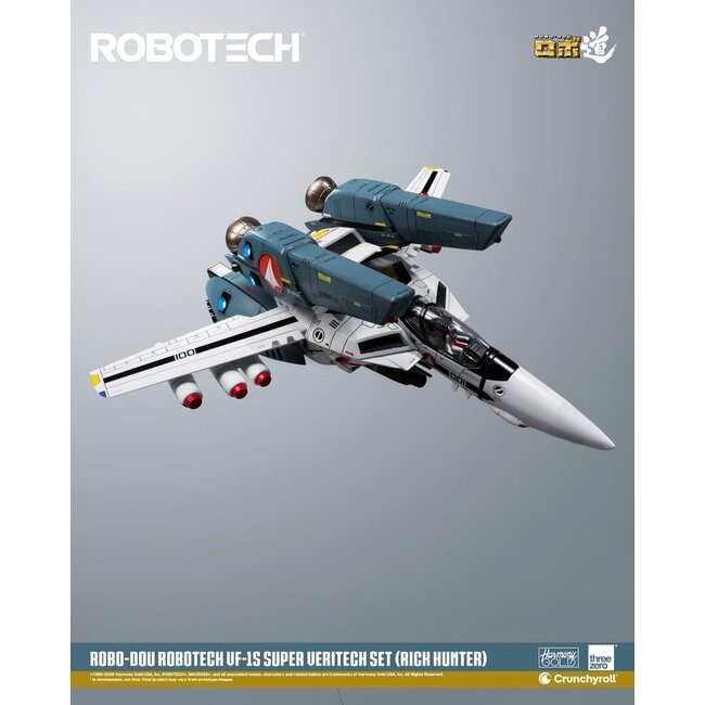 Robotech Robo-Dou Actionfigur VF-1S Super Veritech Set (Rick Hunter) 20 cm