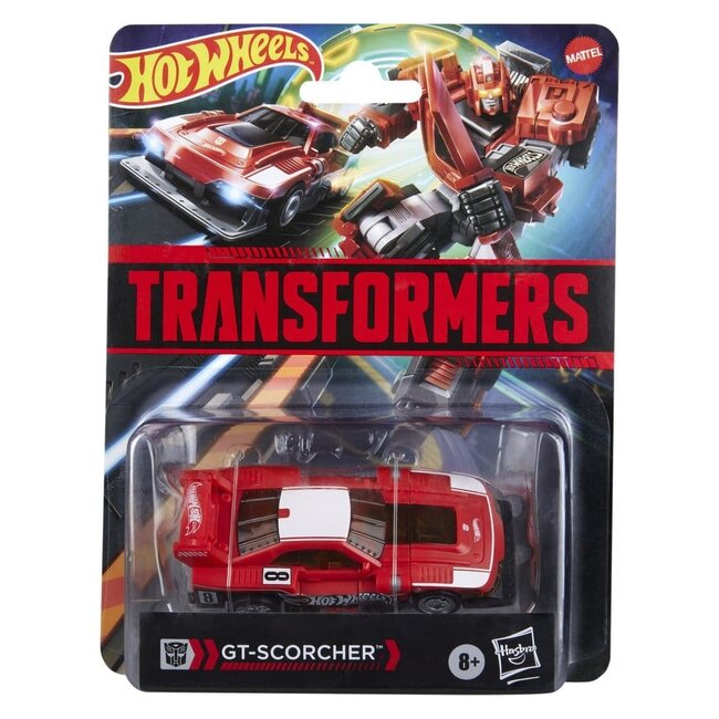 Transformers x Hot Wheels Collaborative Deluxe Class Action Figure GT-Scorcher 13 cm