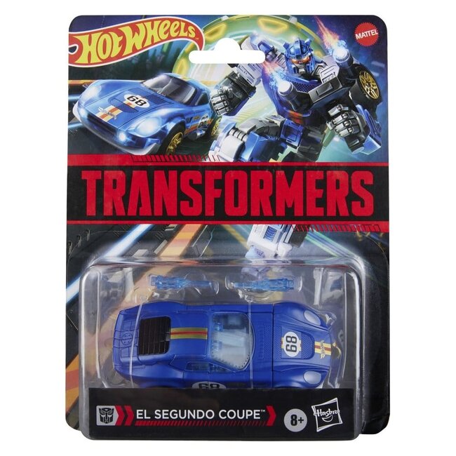 Transformers x Hot Wheels Collaborative Deluxe Class Action Figure El Segundo Coupe 13 cm