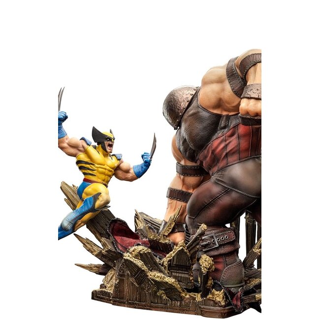 Marvel BDS Art Scale Statue 1/10 Wolverine vs Juggernaut heo EU Exclusive 30 cm