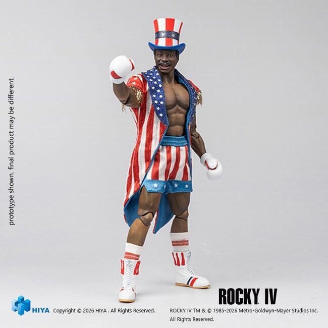 Rocky IV Exquisite Super Series Action Figure 1/12 Apollo 16 cm