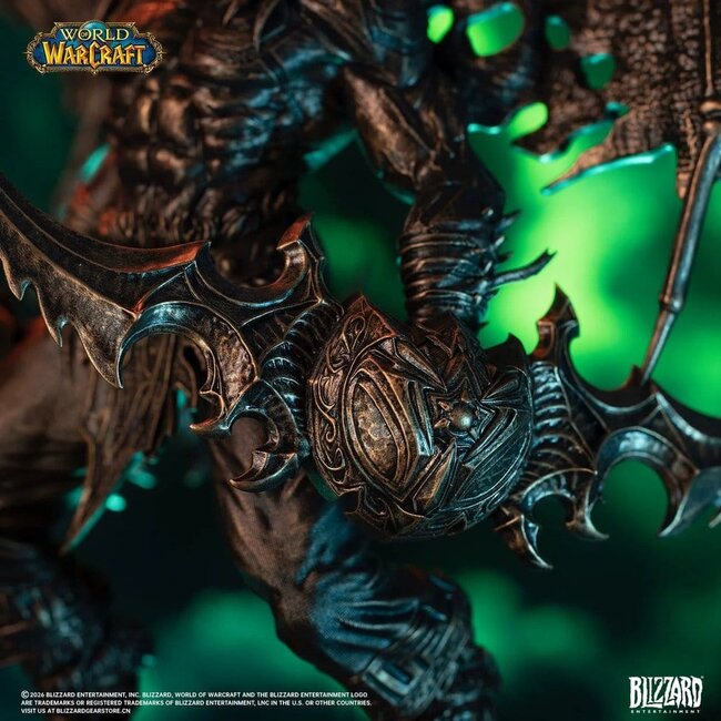 World of Warcraft 1/10 Scale Statue Illidan Stormrage (Bronze-Colored) 34 cm