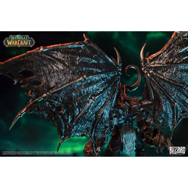 World of Warcraft 1/10 Scale Statue Illidan Stormrage (Bronze-Colored) 34 cm