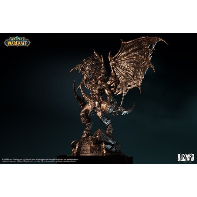 World of Warcraft Statue im Maßstab 1:10: Illidan Sturmgrimm (Bronzefarben), 34 cm