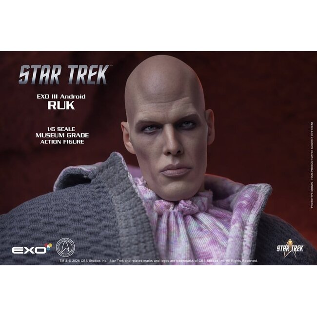 Star Trek: The Original Series Action Figure 1/6 Ruk EXO III Android 33 cm