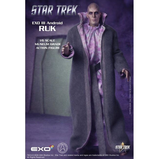 Star Trek: The Original Series Action Figure 1/6 Ruk EXO III Android 33 cm
